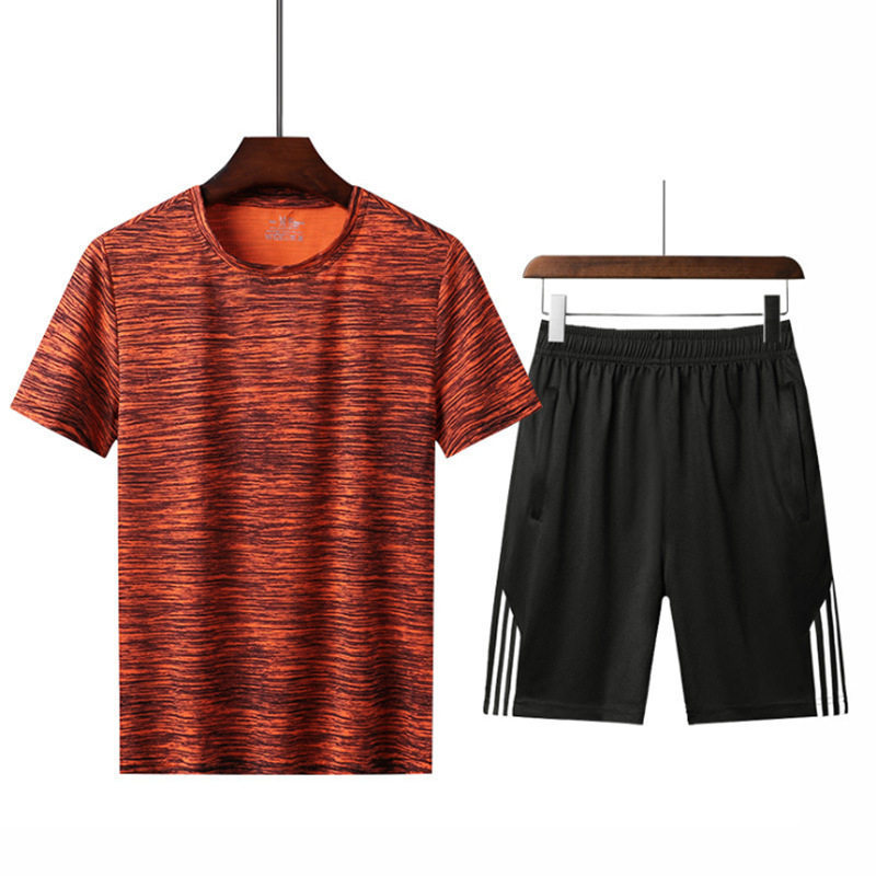 ActiveForm Men’s Seamless Running Set – Slim Fit T-Shirt & Shorts
