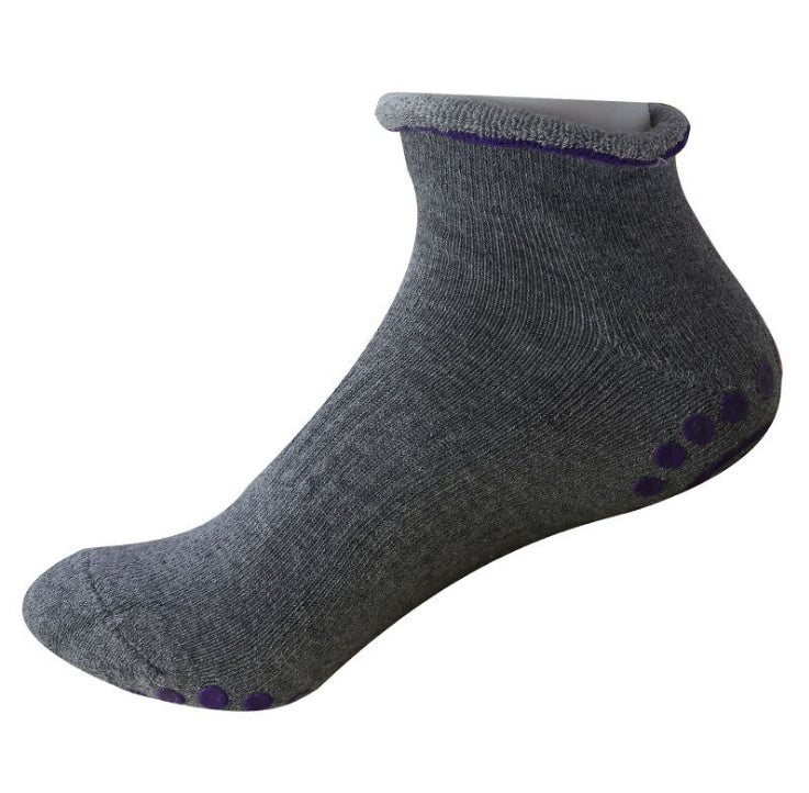 GripFlow Non-Slip Yoga Socks – Breathable Cotton Floor Socks with Silicone Grips