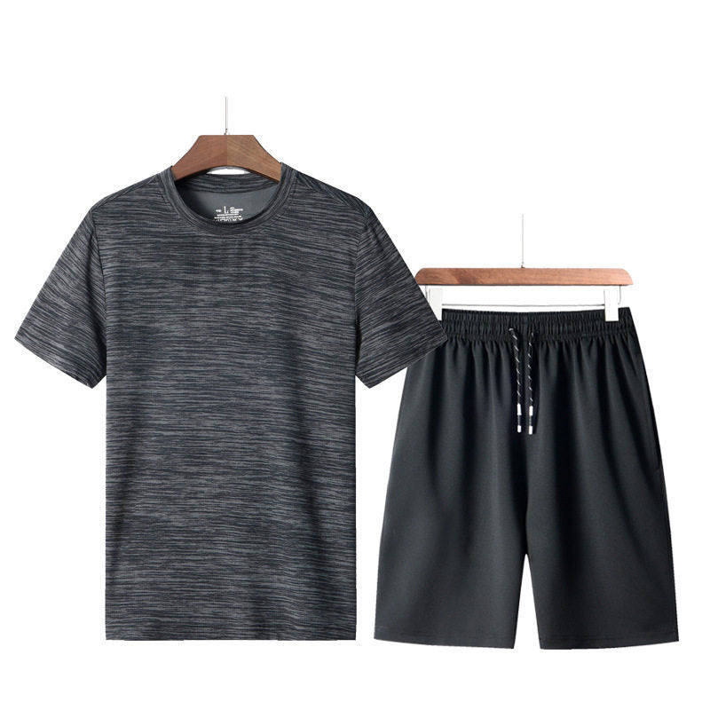 ActiveForm Men’s Seamless Running Set – Slim Fit T-Shirt & Shorts