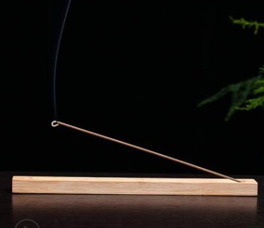 Bamboo Incense Holder Board – Minimalist Stick Burner for Sandalwood & Agarwood