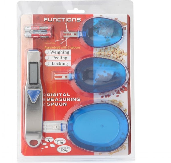 Digital Spoon Scale 500g 0.1g Electronic Measuring Kitchen Spoon of 3