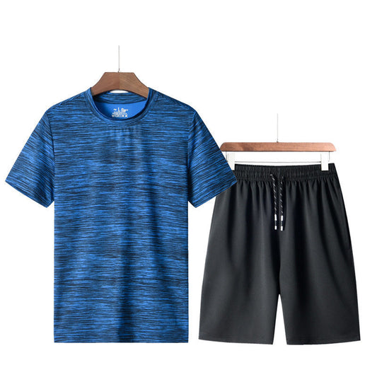 ActiveForm Men’s Seamless Running Set – Slim Fit T-Shirt & Shorts