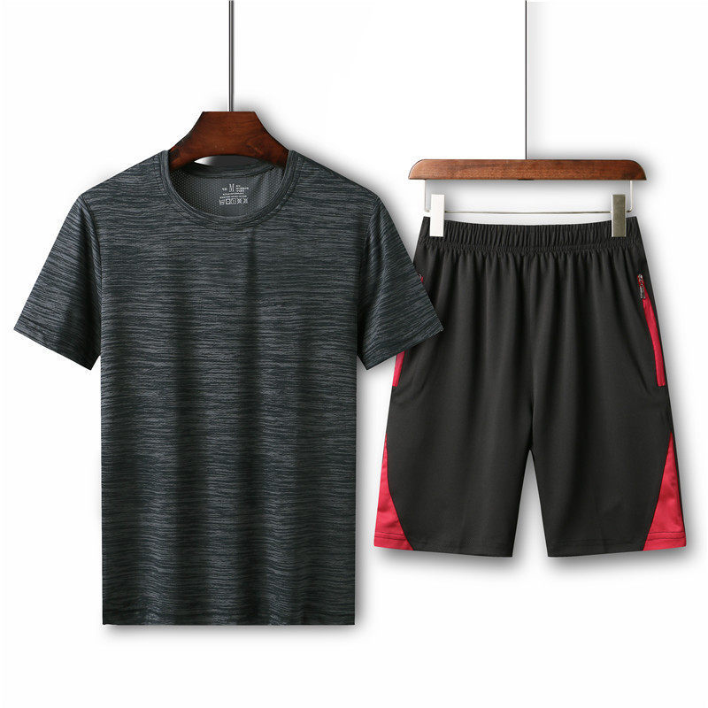 ActiveForm Men’s Seamless Running Set – Slim Fit T-Shirt & Shorts