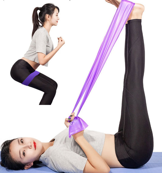 Adjustable Yoga Resistance Band for All Heights