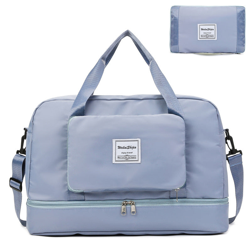 SwiftPack Foldable Duffel – Lightweight Travel & Gym Tote for Women