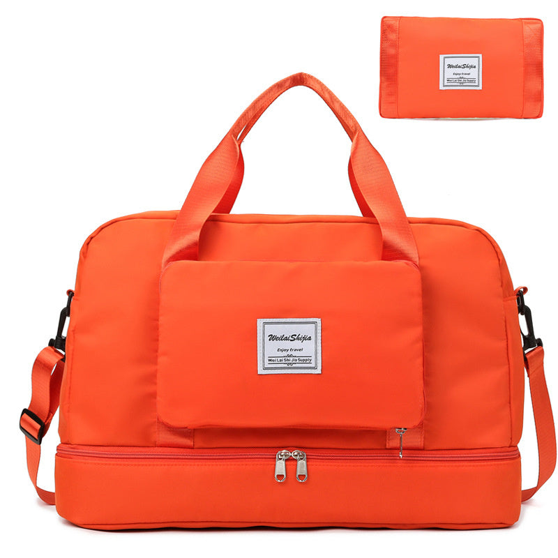 SwiftPack Foldable Duffel – Lightweight Travel & Gym Tote for Women