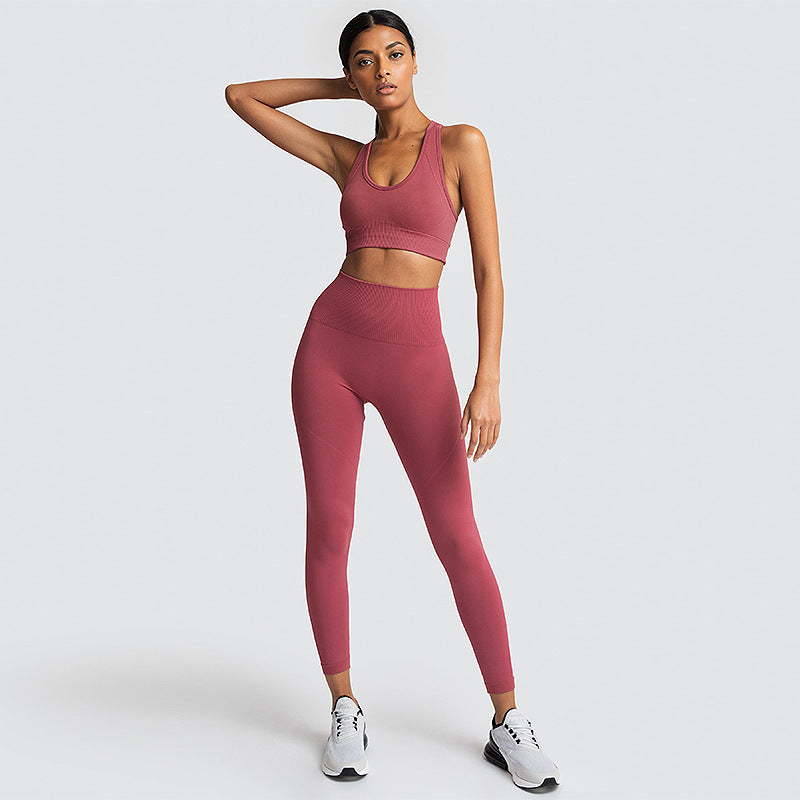 SculptFit Seamless Gym Set – Women’s 2-Piece Activewear