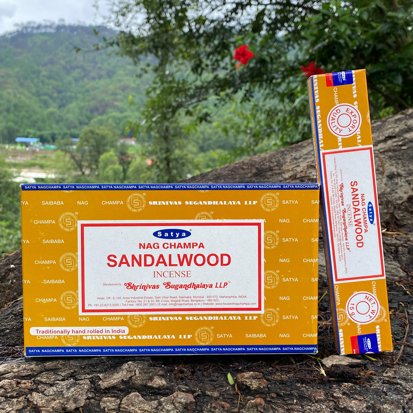 Saibaba Indian Fragrance Bamboo Incense Sticks – 15g Joss Sticks