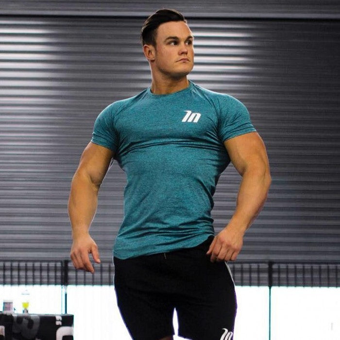 Quick dry tight Sport Men Short Sleeves