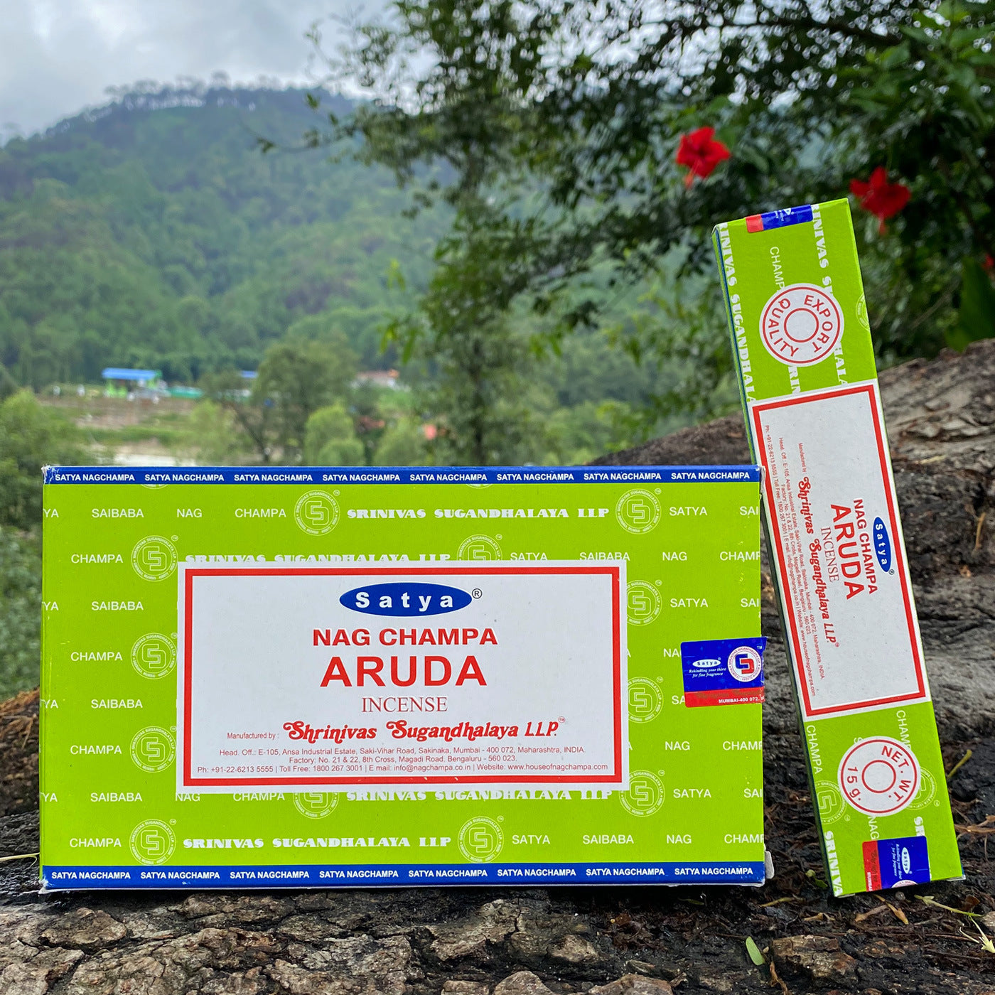 Saibaba Indian Fragrance Bamboo Incense Sticks – 15g Joss Sticks