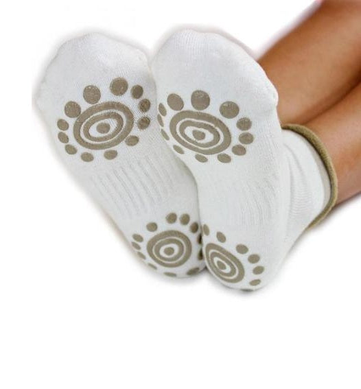 GripFlow Non-Slip Yoga Socks – Breathable Cotton Floor Socks with Silicone Grips