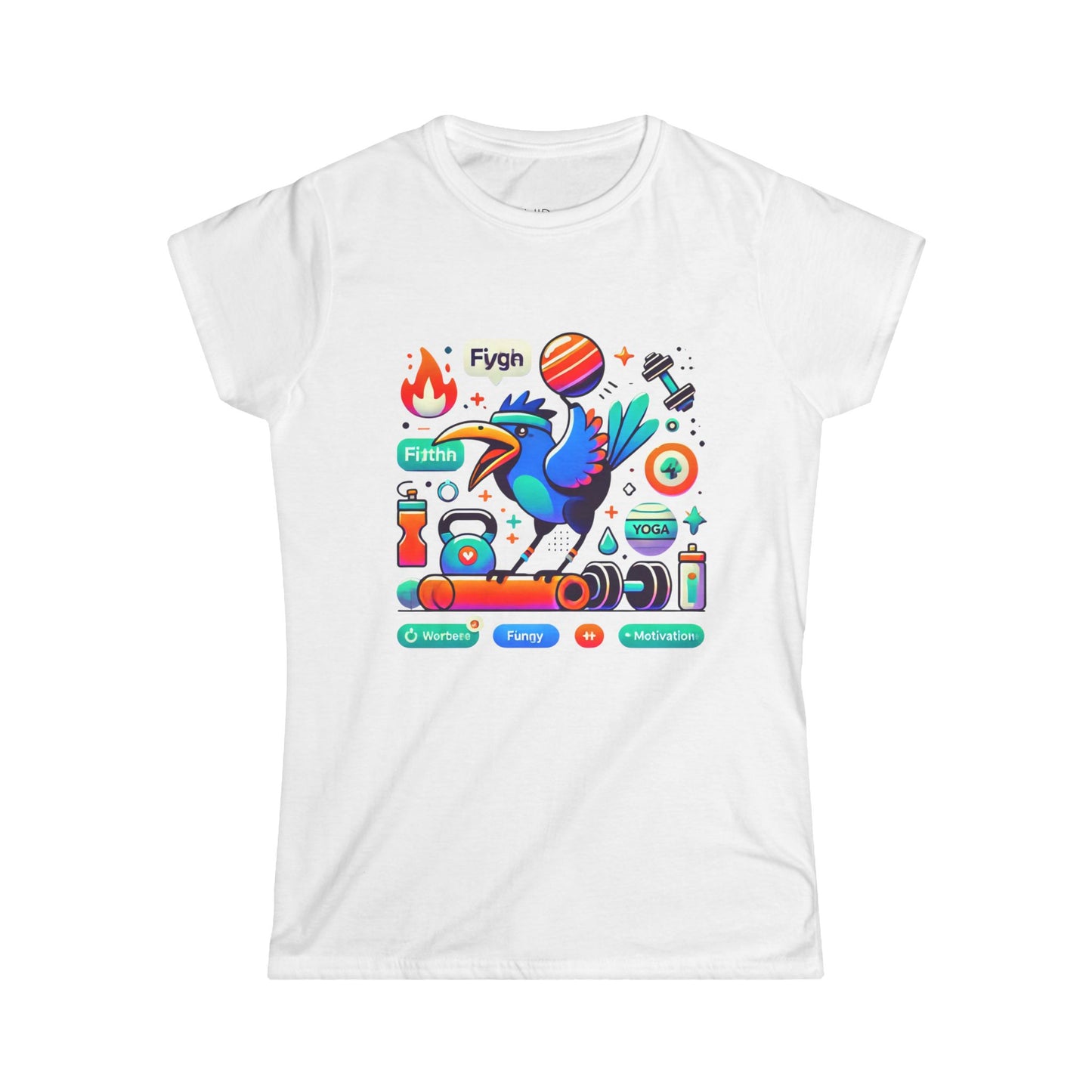 Women's Motivational Graphic Tee – Fun & Comfy Workout Shirt