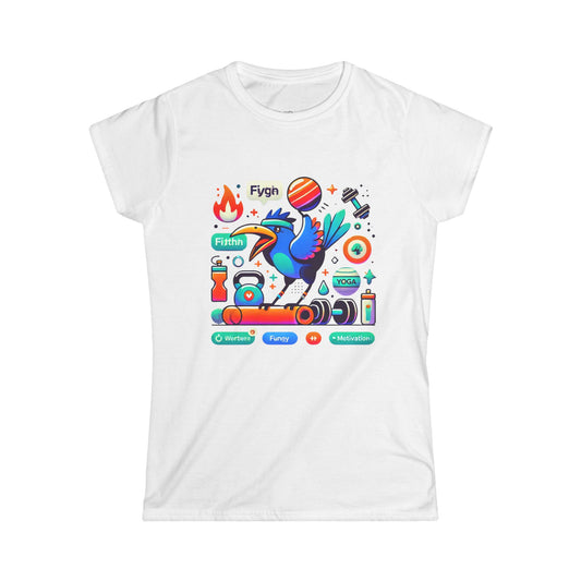 Women's Motivational Graphic Tee – Fun & Comfy Workout Shirt