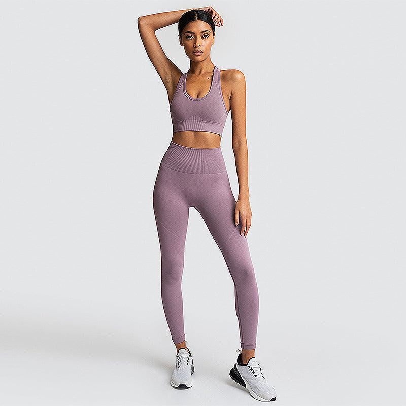 SculptFit Seamless Gym Set – Women’s 2-Piece Activewear