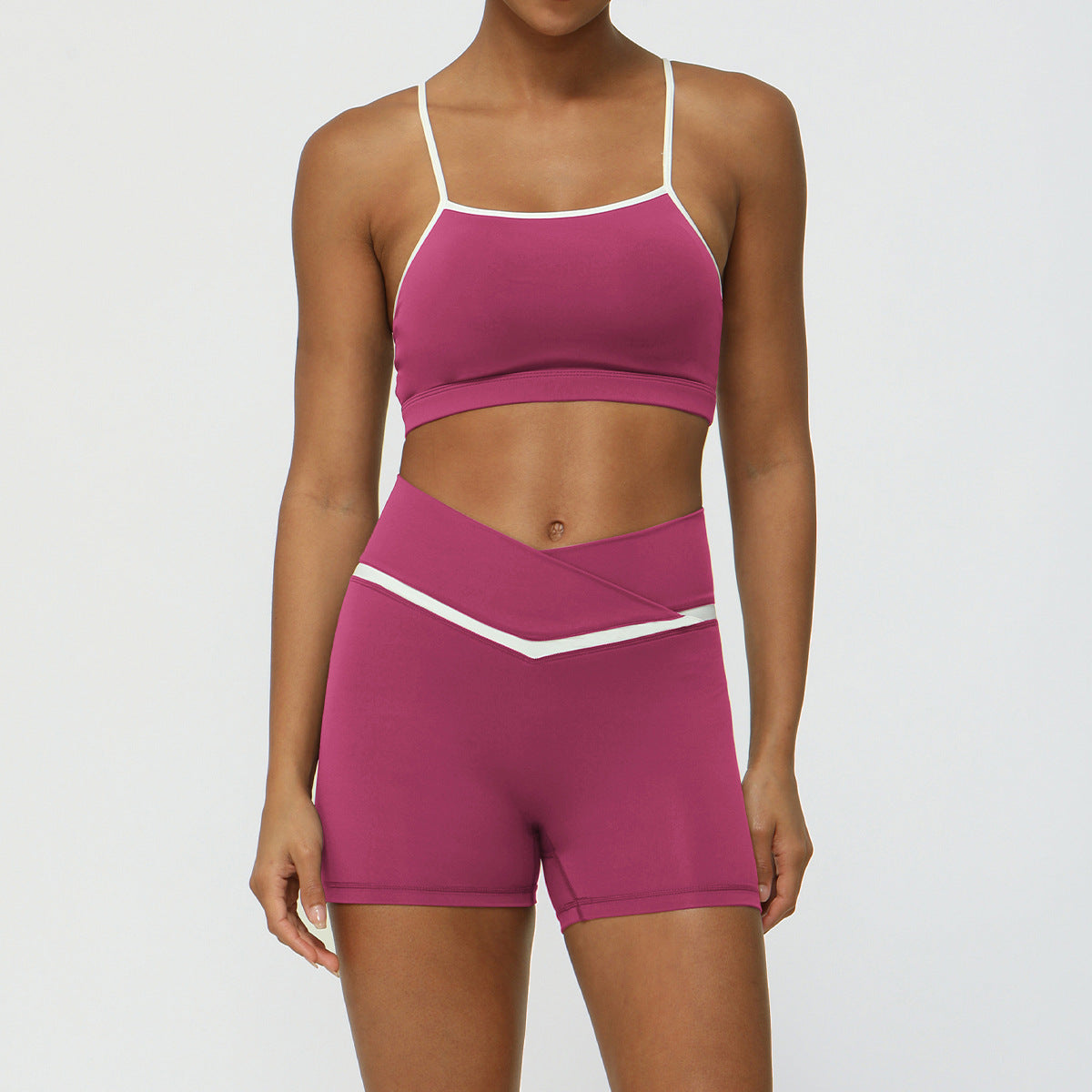 Women’s 2-Piece Fitness Set – Shorts or Trousers