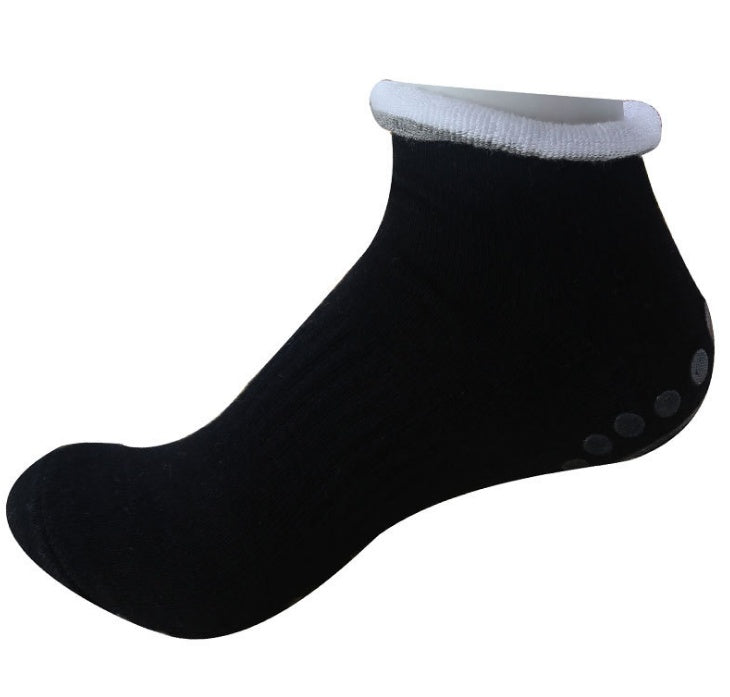 GripFlow Non-Slip Yoga Socks – Breathable Cotton Floor Socks with Silicone Grips