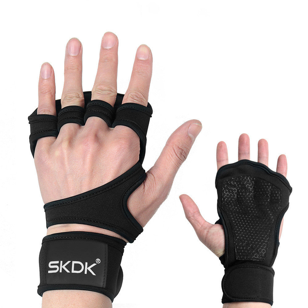 Half-Finger Anti-Slip Workout Gloves