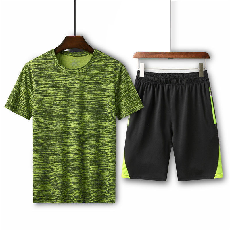ActiveForm Men’s Seamless Running Set – Slim Fit T-Shirt & Shorts