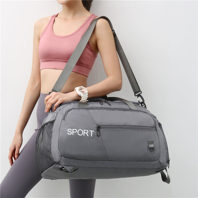 AeroTrek Waterproof Travel & Gym Bag – Unisex Oxford Duffel with Shoe Compartment