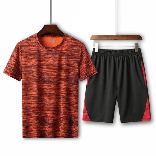 ActiveForm Men’s Seamless Running Set – Slim Fit T-Shirt & Shorts