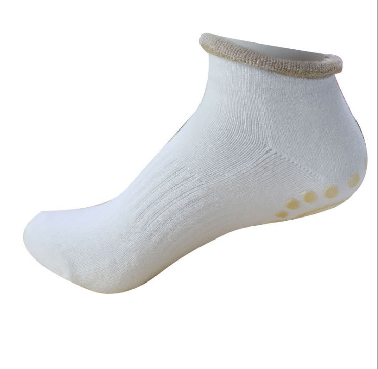 GripFlow Non-Slip Yoga Socks – Breathable Cotton Floor Socks with Silicone Grips