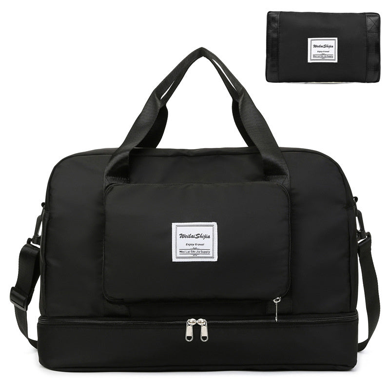 SwiftPack Foldable Duffel – Lightweight Travel & Gym Tote for Women