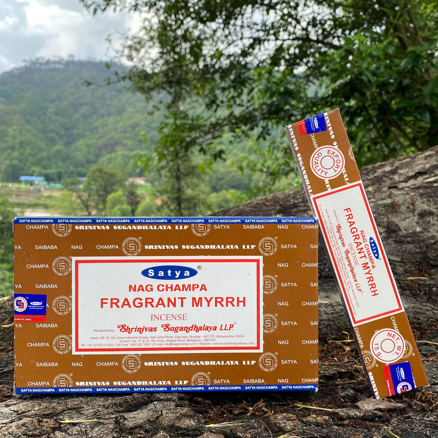 Saibaba Indian Fragrance Bamboo Incense Sticks – 15g Joss Sticks