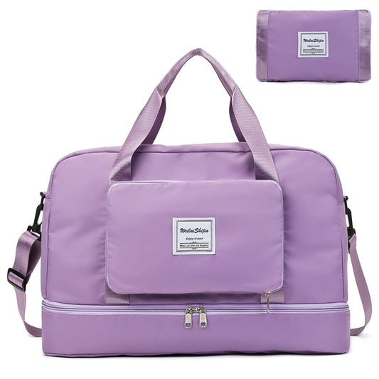 SwiftPack Foldable Duffel – Lightweight Travel & Gym Tote for Women