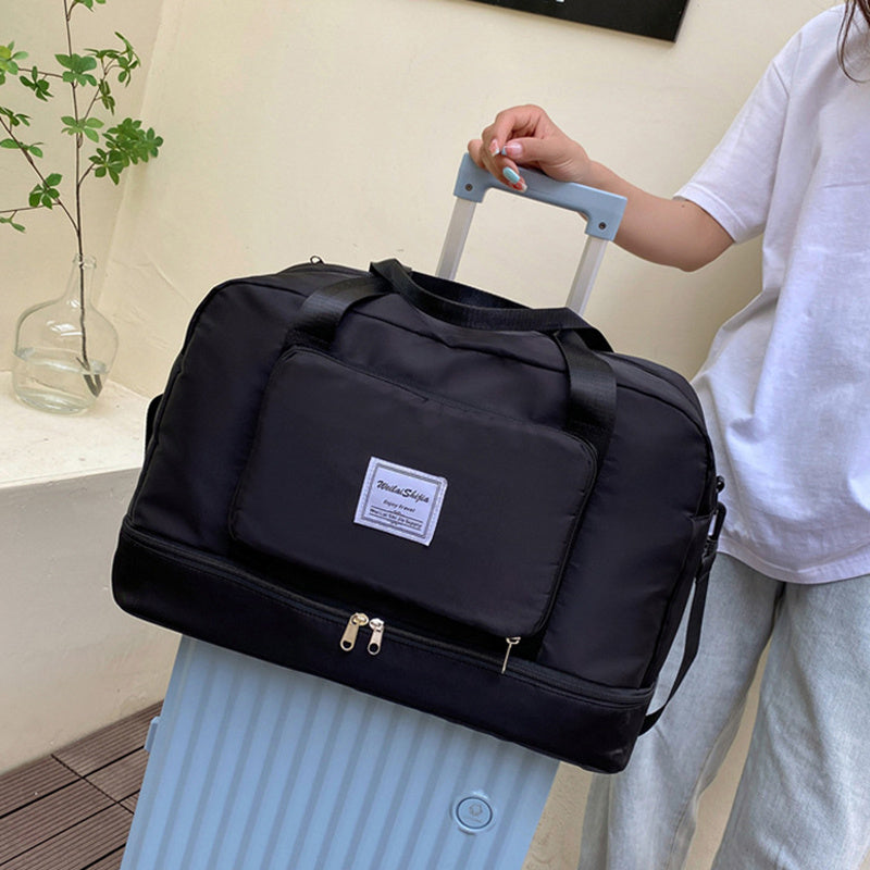 SwiftPack Foldable Duffel – Lightweight Travel & Gym Tote for Women