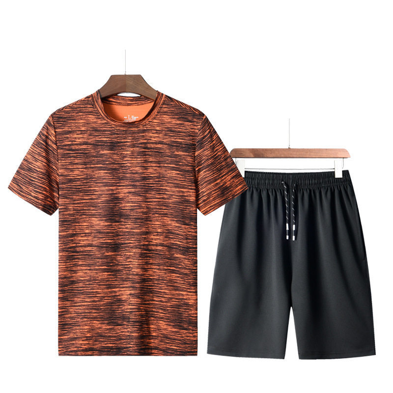 ActiveForm Men’s Seamless Running Set – Slim Fit T-Shirt & Shorts