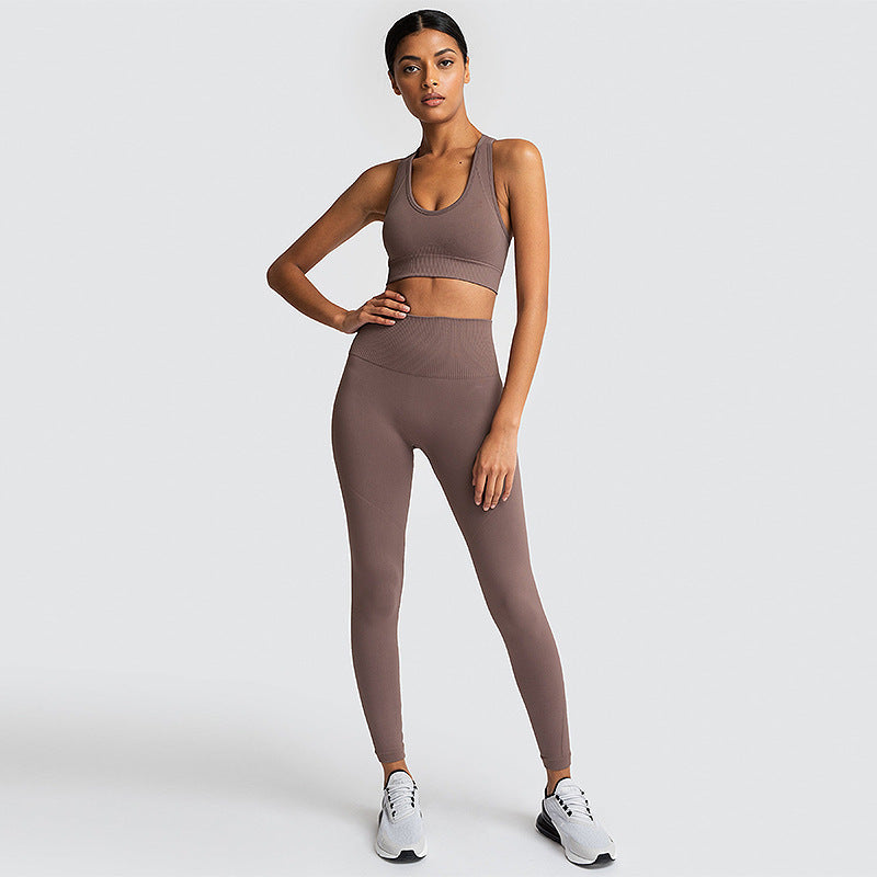 SculptFit Seamless Gym Set – Women’s 2-Piece Activewear