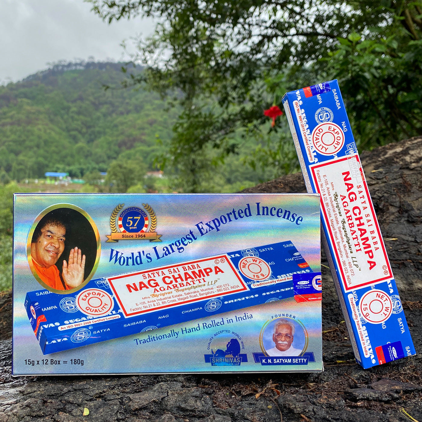 Saibaba Indian Fragrance Bamboo Incense Sticks – 15g Joss Sticks