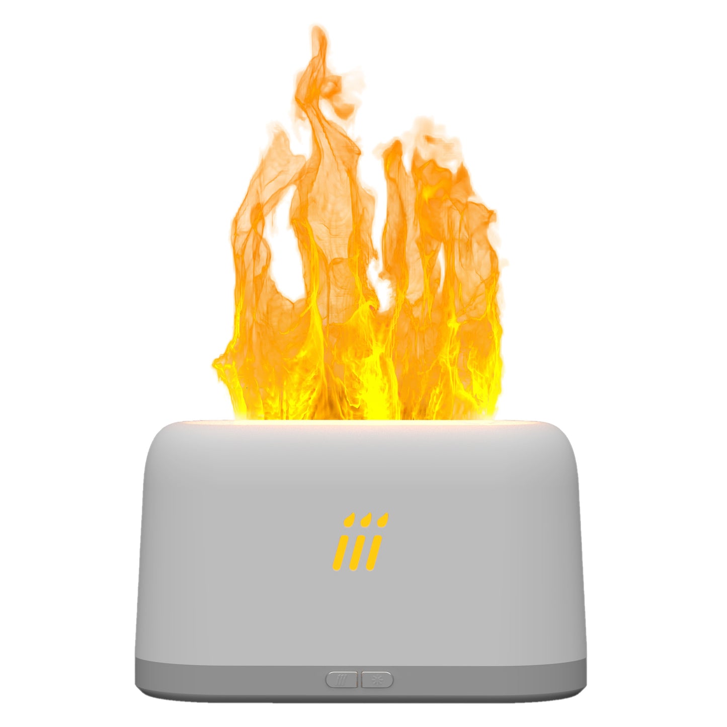 Flame Aroma Diffuser & Ultrasonic Cool Mist Humidifier – LED Flame Lamp