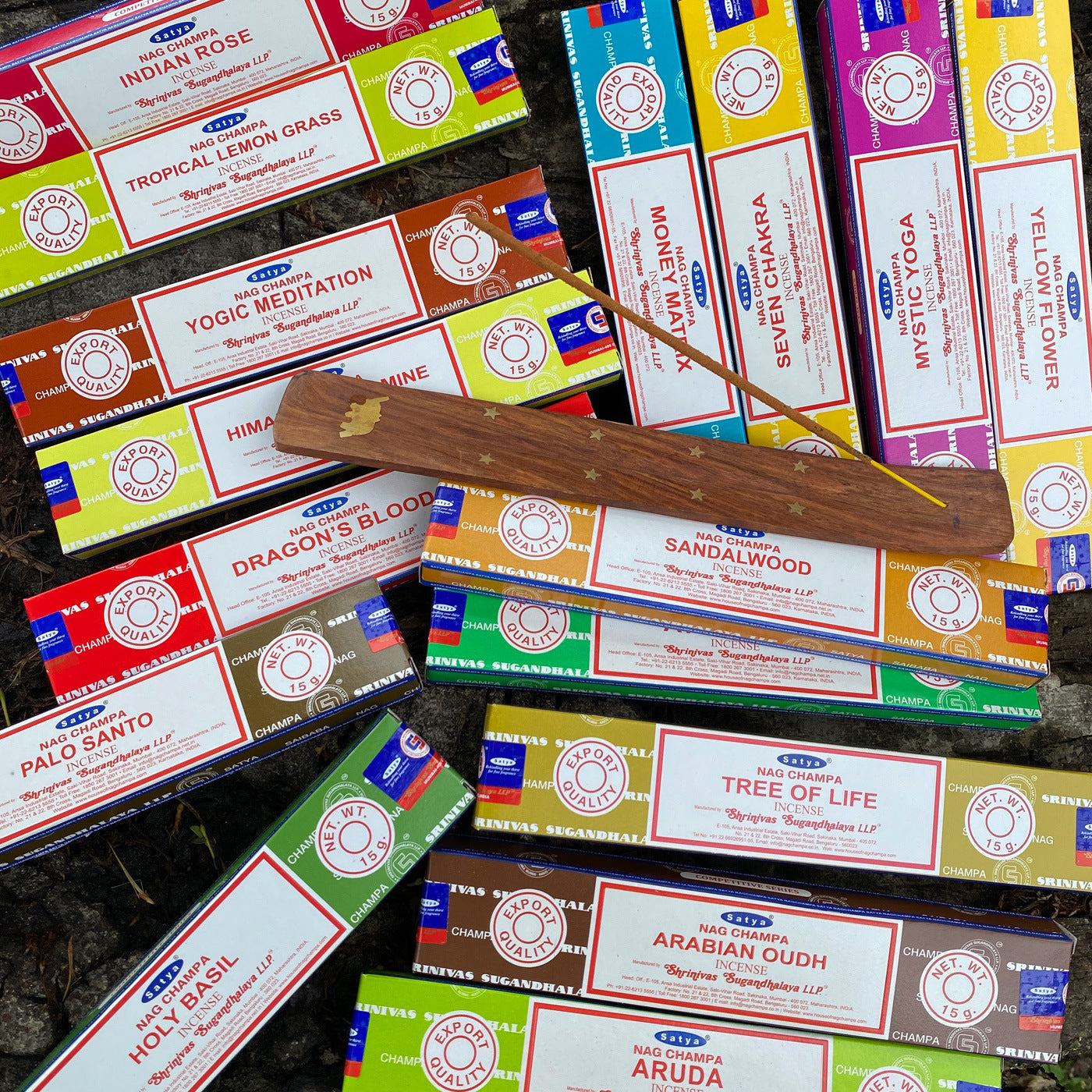 Saibaba Indian Fragrance Bamboo Incense Sticks – 15g Joss Sticks