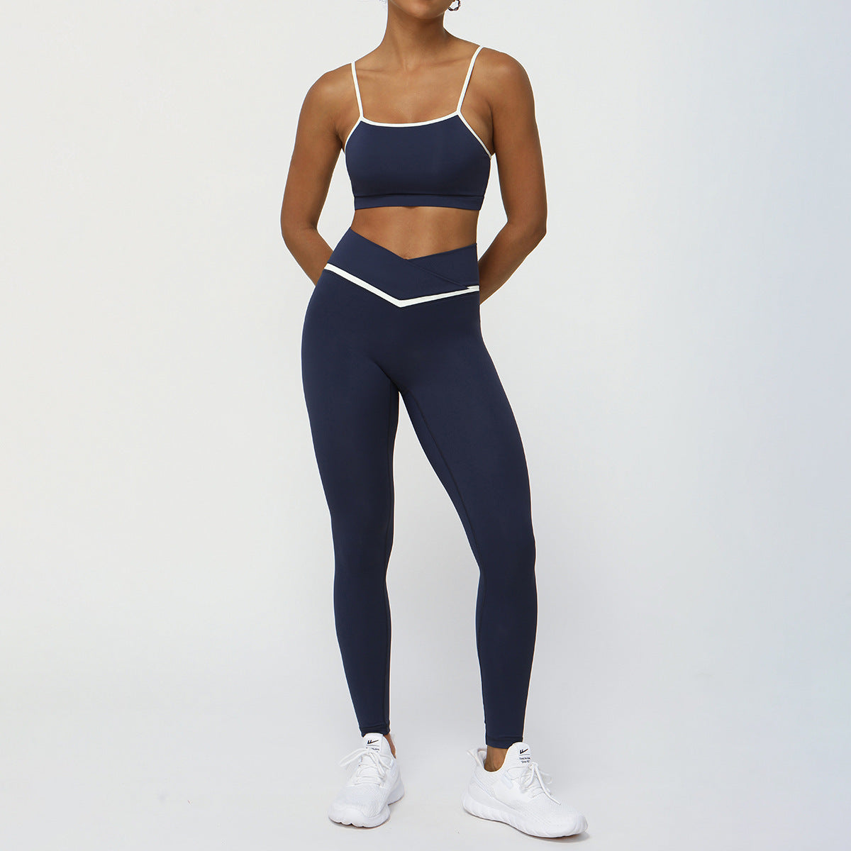 Women’s 2-Piece Fitness Set – Shorts or Trousers