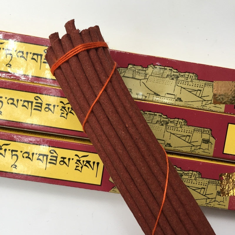 Potala Palace Tibetan Incense – Handmade Joss Sticks for Buddha Worship & Meditation