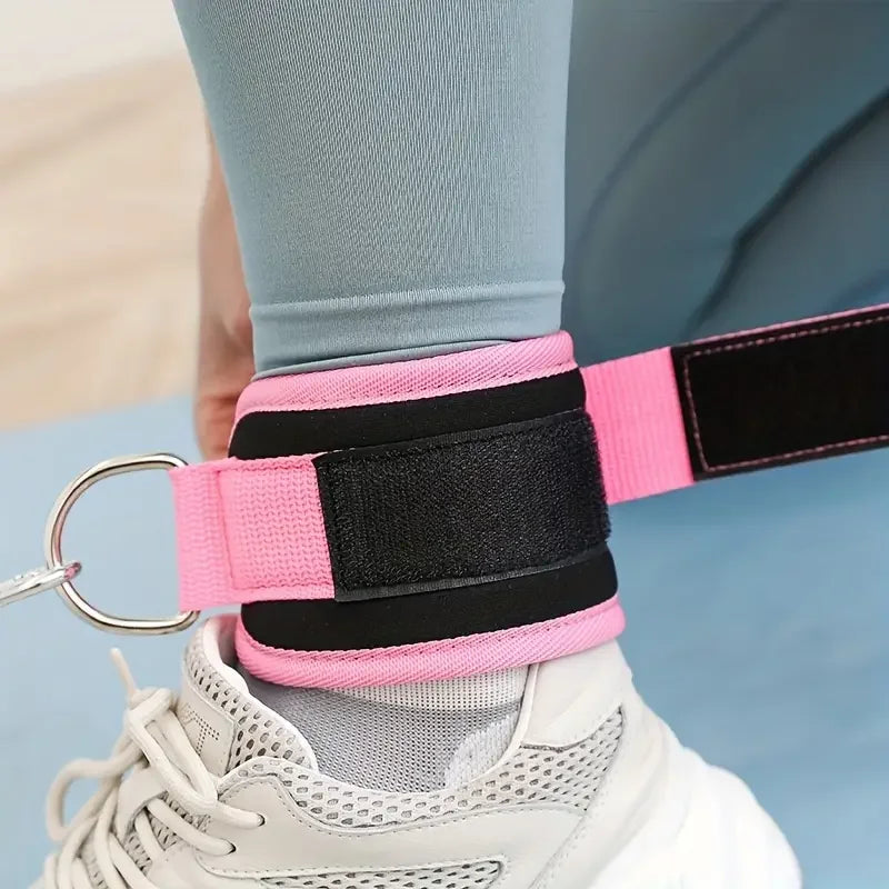 Adjustable Fitness Ankle Straps – Leg Strength Training Accessories for Cable Machines & Gym Workouts