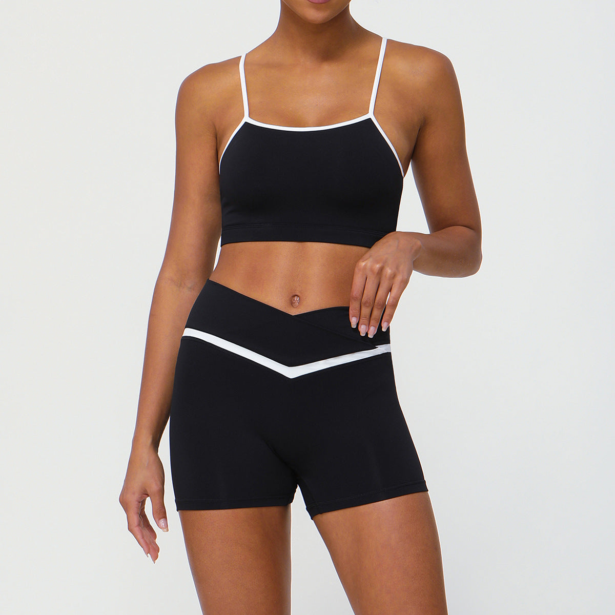 Women’s 2-Piece Fitness Set – Shorts or Trousers