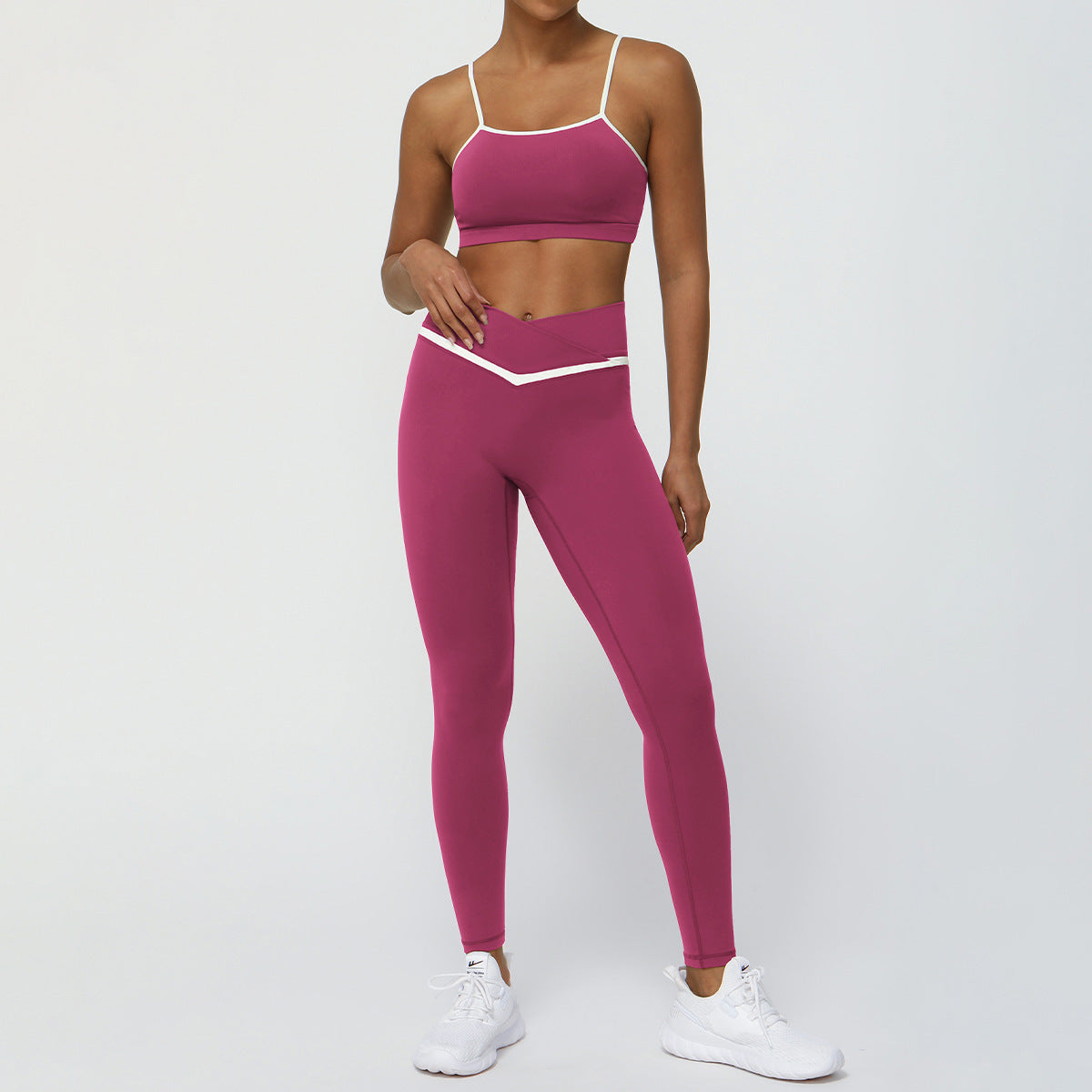 Women’s 2-Piece Fitness Set – Shorts or Trousers