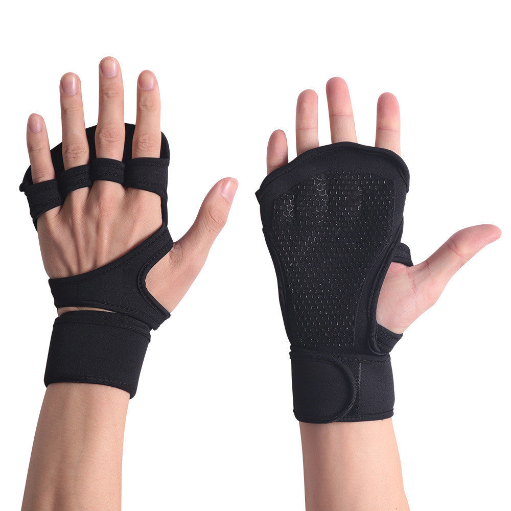 Half-Finger Anti-Slip Workout Gloves