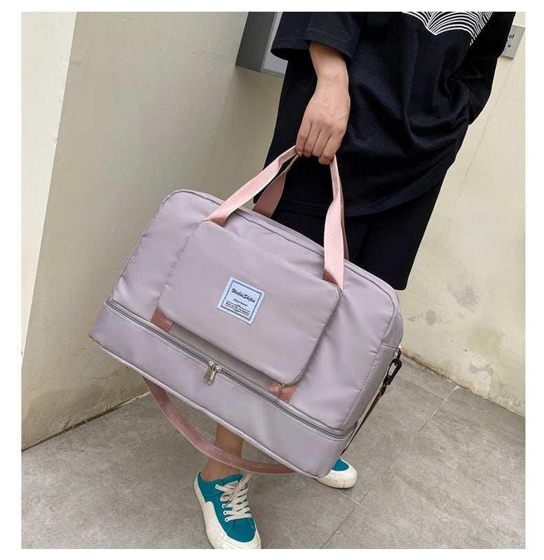 SwiftPack Foldable Duffel – Lightweight Travel & Gym Tote for Women