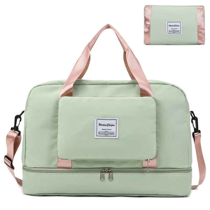 SwiftPack Foldable Duffel – Lightweight Travel & Gym Tote for Women