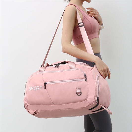 AeroTrek Waterproof Travel & Gym Bag – Unisex Oxford Duffel with Shoe Compartment
