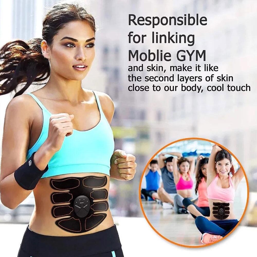 Home Fitness Abdominal Patch – Multi-Zone Muscle Stimulating & Massage Device