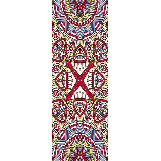 Printed Yoga Mat Towel – Sweat-Absorbent, Non-Slip Fitness Drape