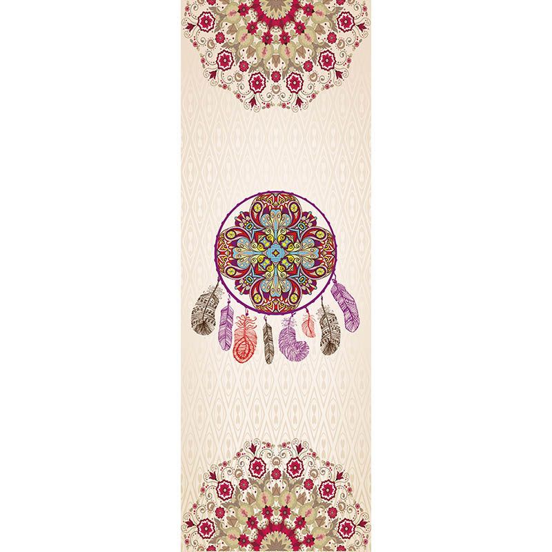 Printed Yoga Mat Towel – Sweat-Absorbent, Non-Slip Fitness Drape