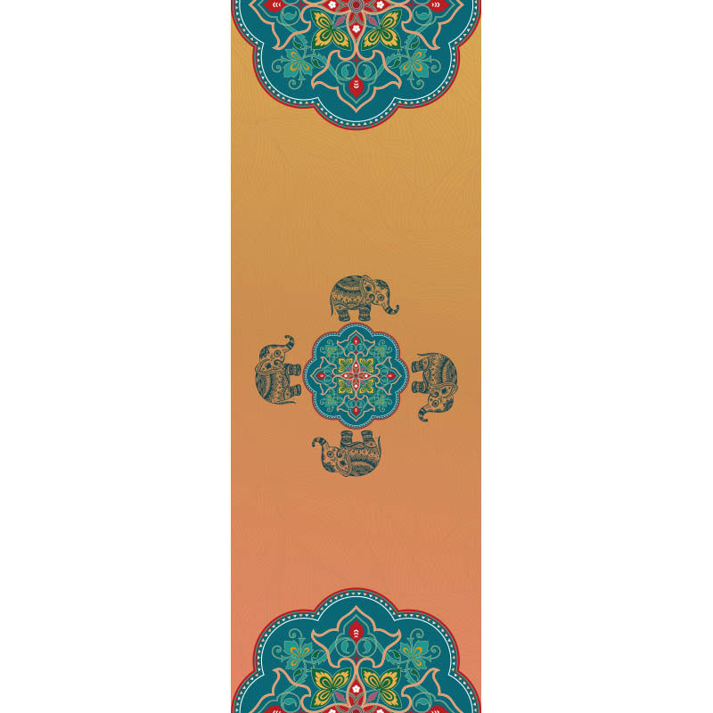 Printed Yoga Mat Towel – Sweat-Absorbent, Non-Slip Fitness Drape