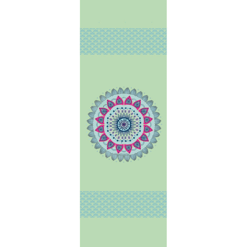 Printed Yoga Mat Towel – Sweat-Absorbent, Non-Slip Fitness Drape