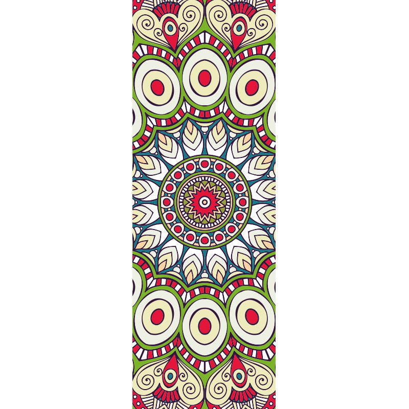 Printed Yoga Mat Towel – Sweat-Absorbent, Non-Slip Fitness Drape