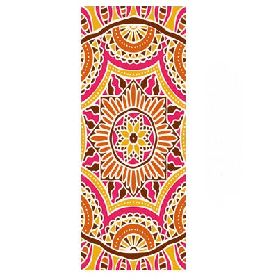 Printed Yoga Mat Towel – Sweat-Absorbent, Non-Slip Fitness Drape